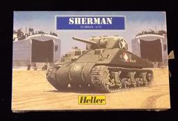 Heller 1/72 Sherman Tank Military Vehicle Model Kit