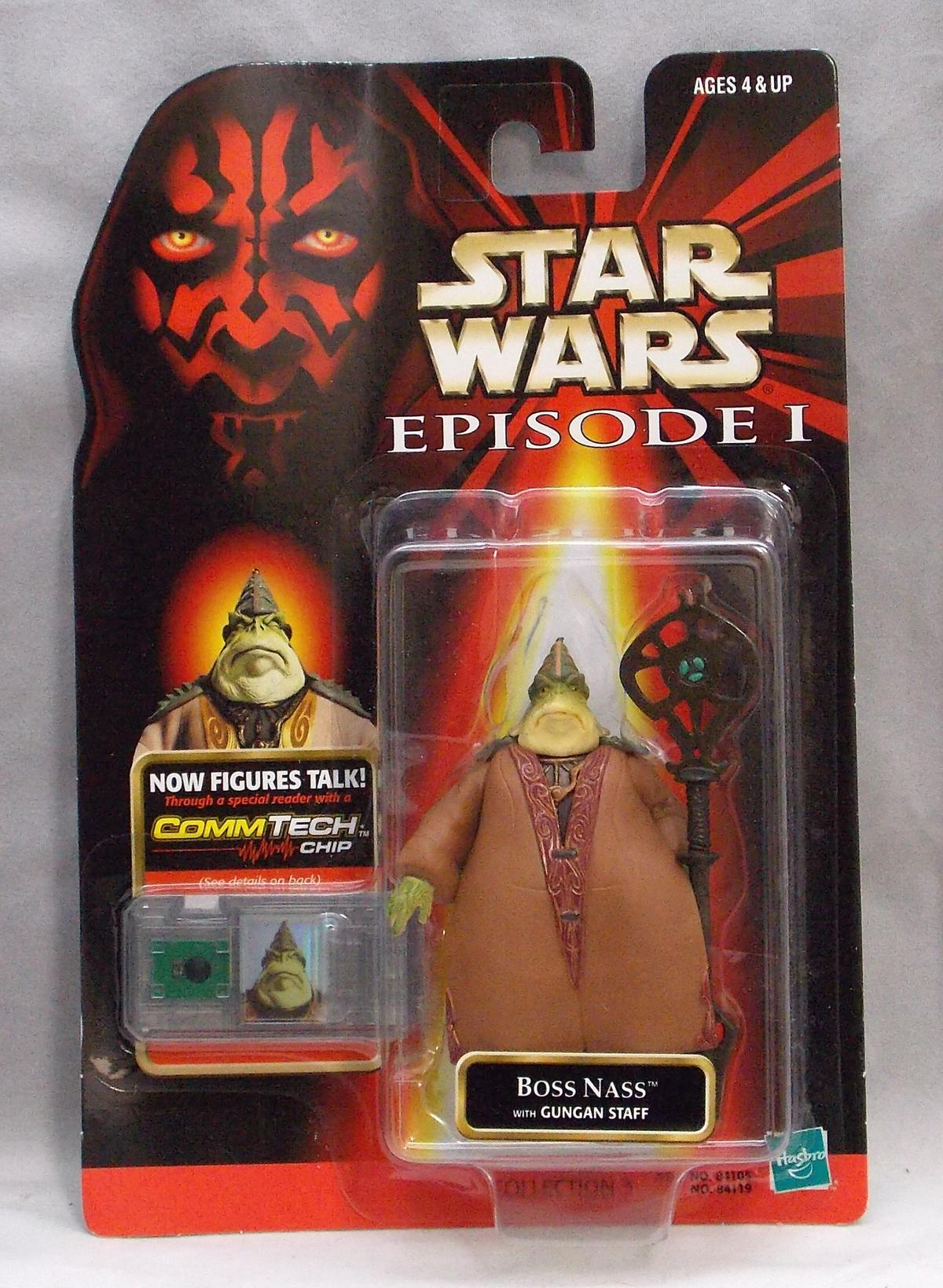 Star Wars Episode 1 Boss Nass CommTech Action Figure