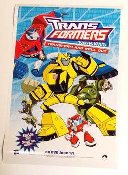 Transformers Animated "Transform and Roll Out" 2008 Botcon Convention Promo Poster