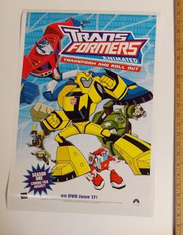 Transformers Animated "Transform and Roll Out" 2008 Botcon Convention Promo Poster