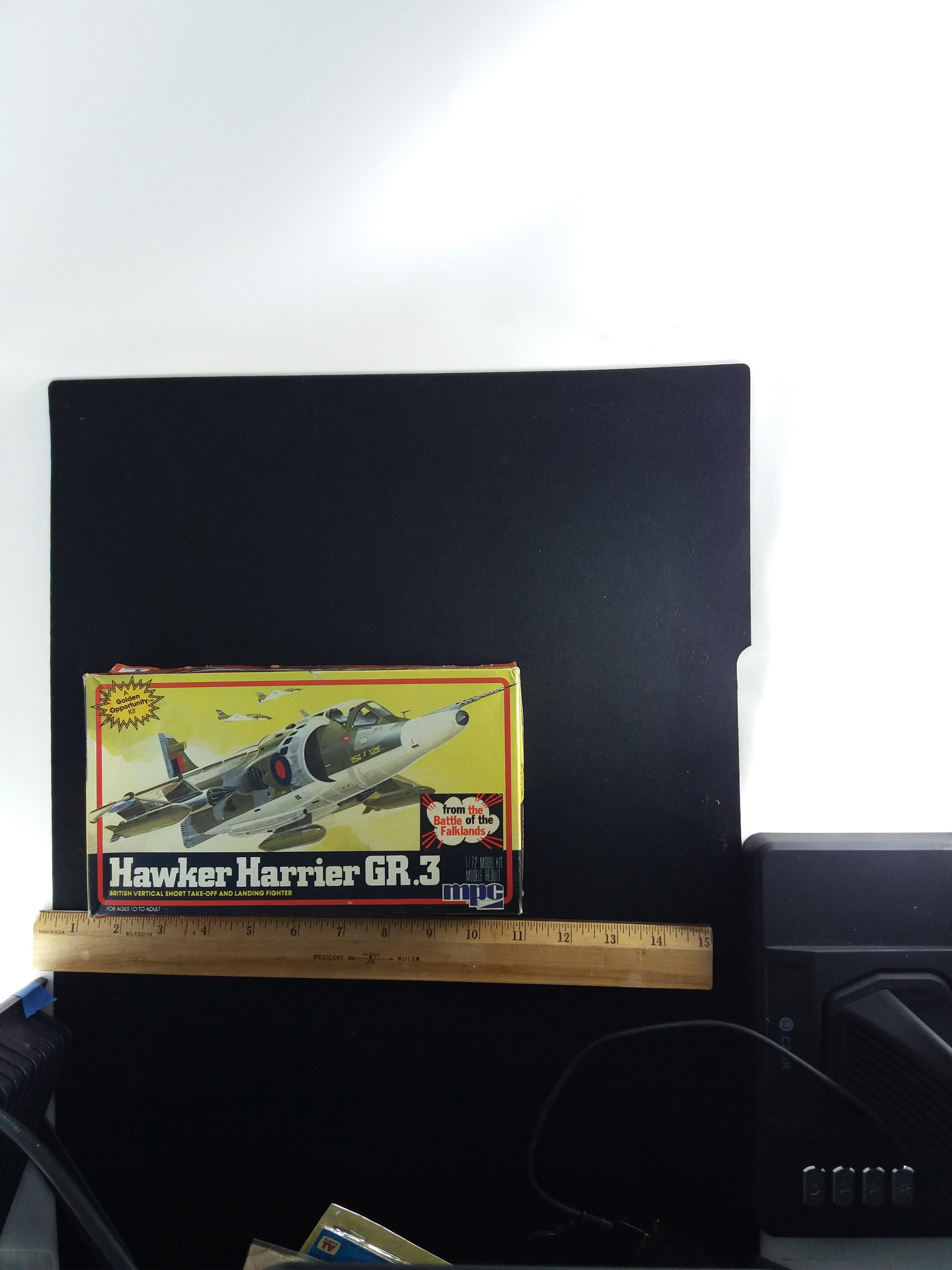 MPC 1/72 Scale Hawker Harrier GR.3 Military Jet Vehicle Model Kit