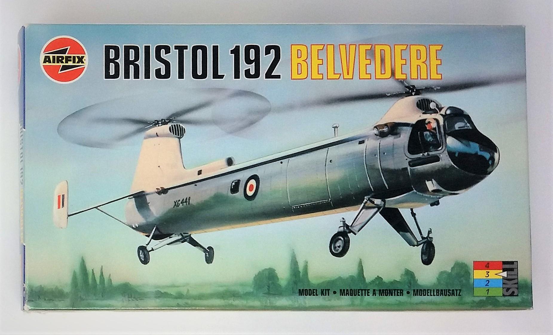 1/72 Scale Bristol 192 Belvedere Airfix Plastic Model Kit
