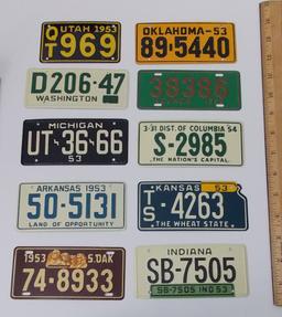 General Mills Miniature License Plates