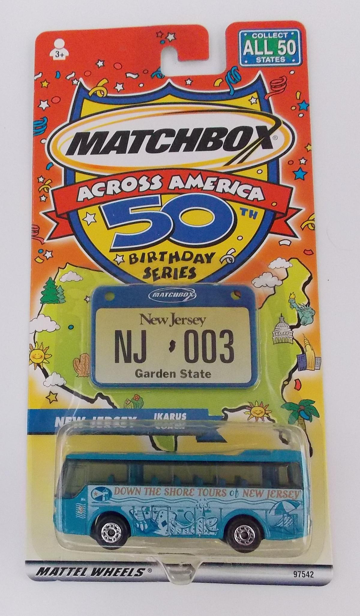 Matchbox Across America New Jersey 50th Anniversary Die Cast Vehicle