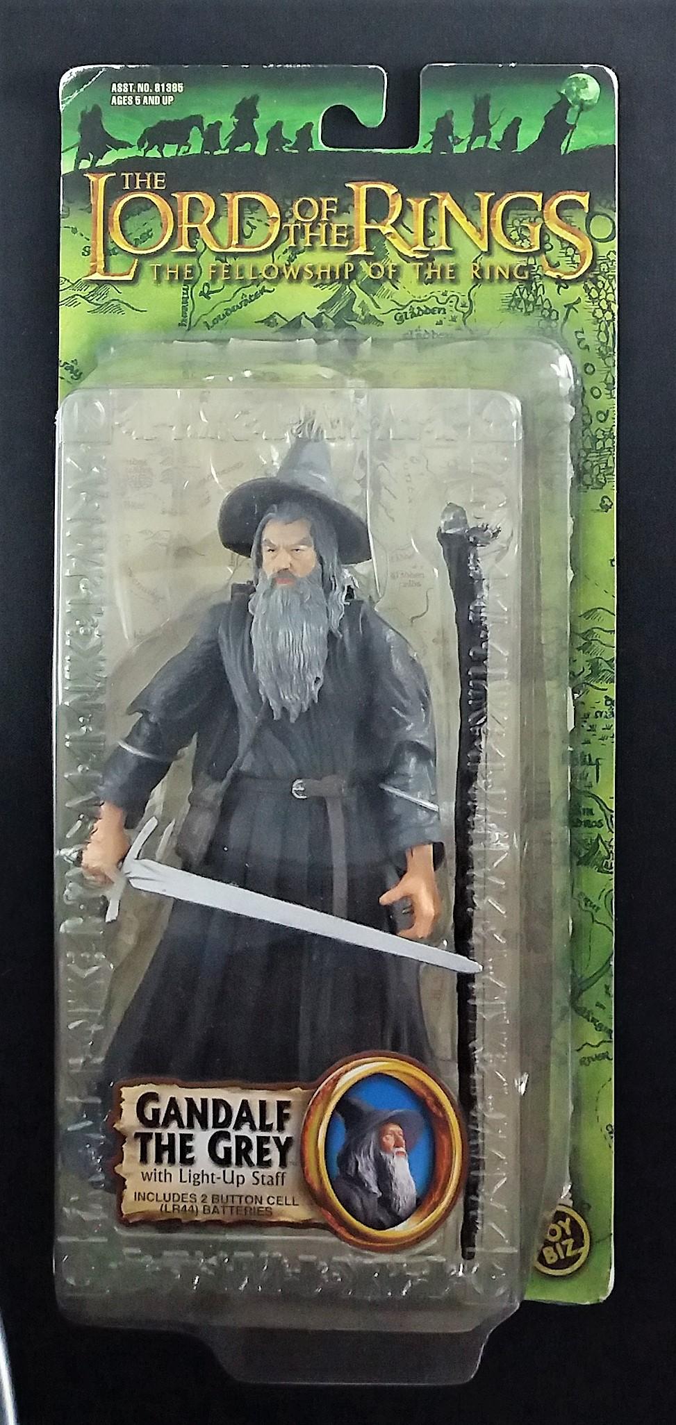 Gandalf The Grey Carded Lord of the Rings Action Figure Toy