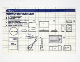 GI Joe Vintage Mortar Defense Original Hasbro Vehicle Blueprints / Instructions Hasbro