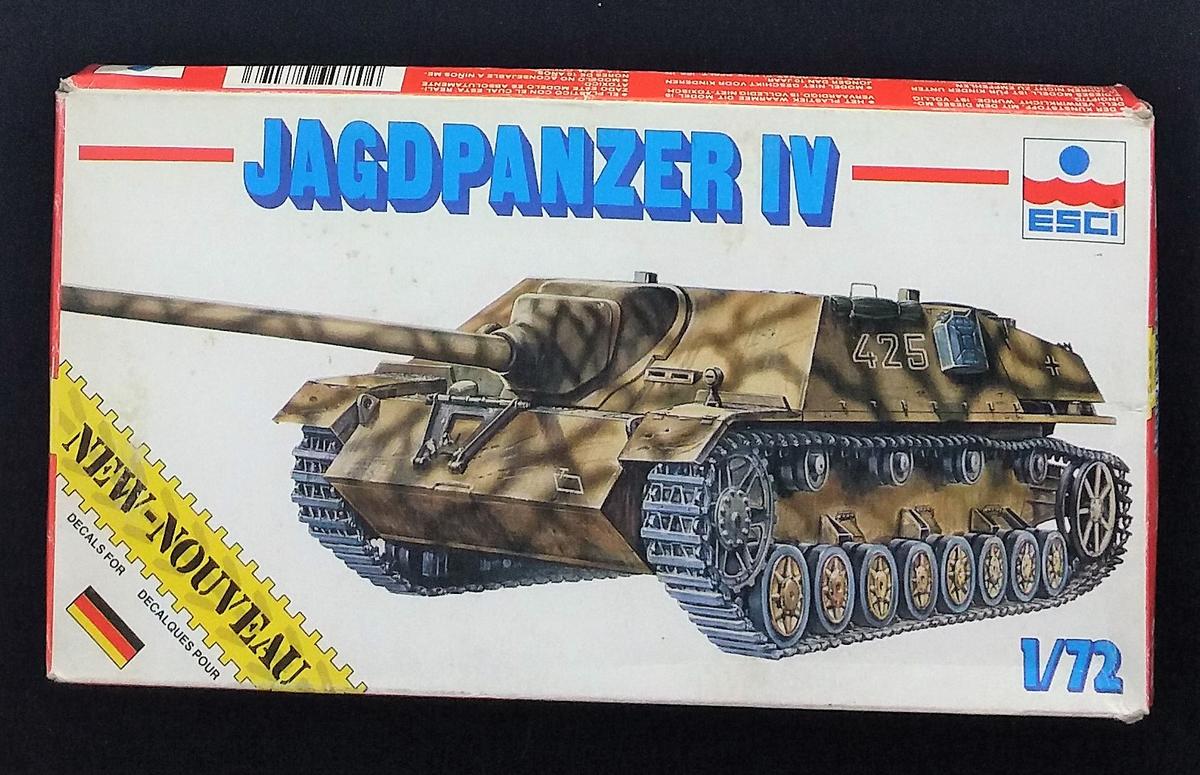 ESCI ERTL - 1/72 Scale German Jagdpanzer IV Tank Military Vehicle