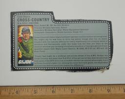 Vintage Cross-Country GI Joe FileCard