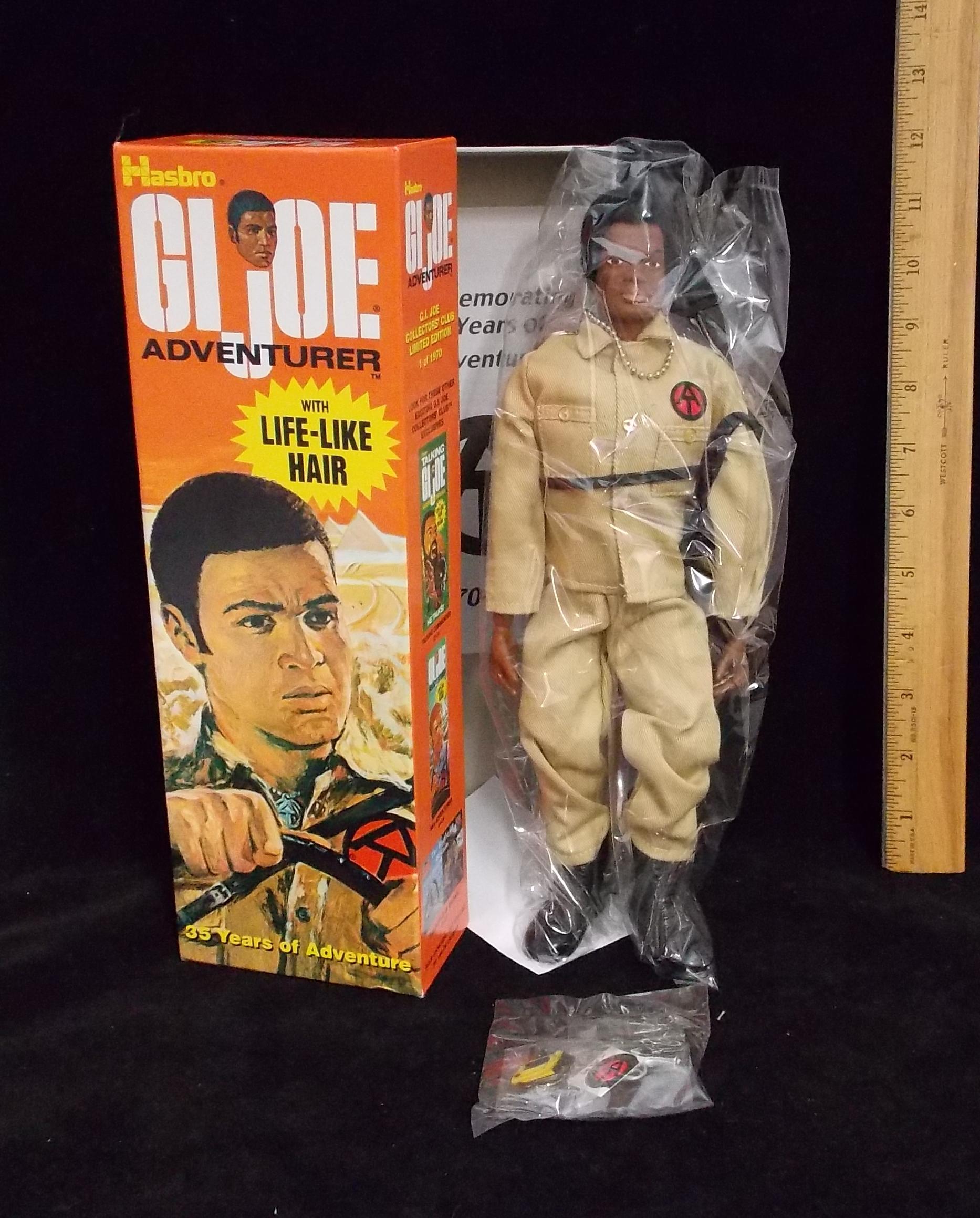 G.I. Joe Club Black Adventurer Adventure Team Exclusive Boxed Figure