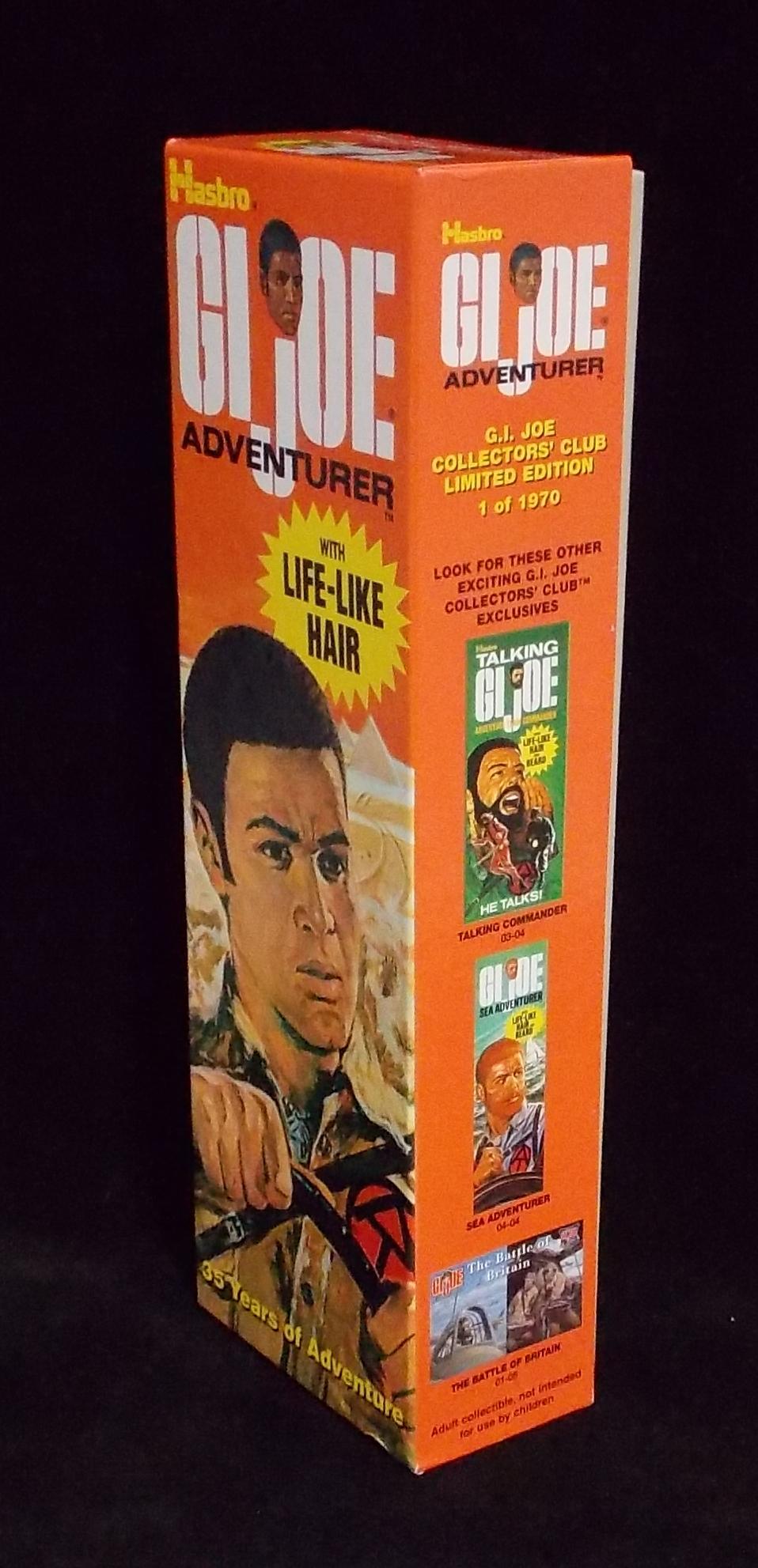 G.I. Joe Club Black Adventurer Adventure Team Exclusive Boxed Figure