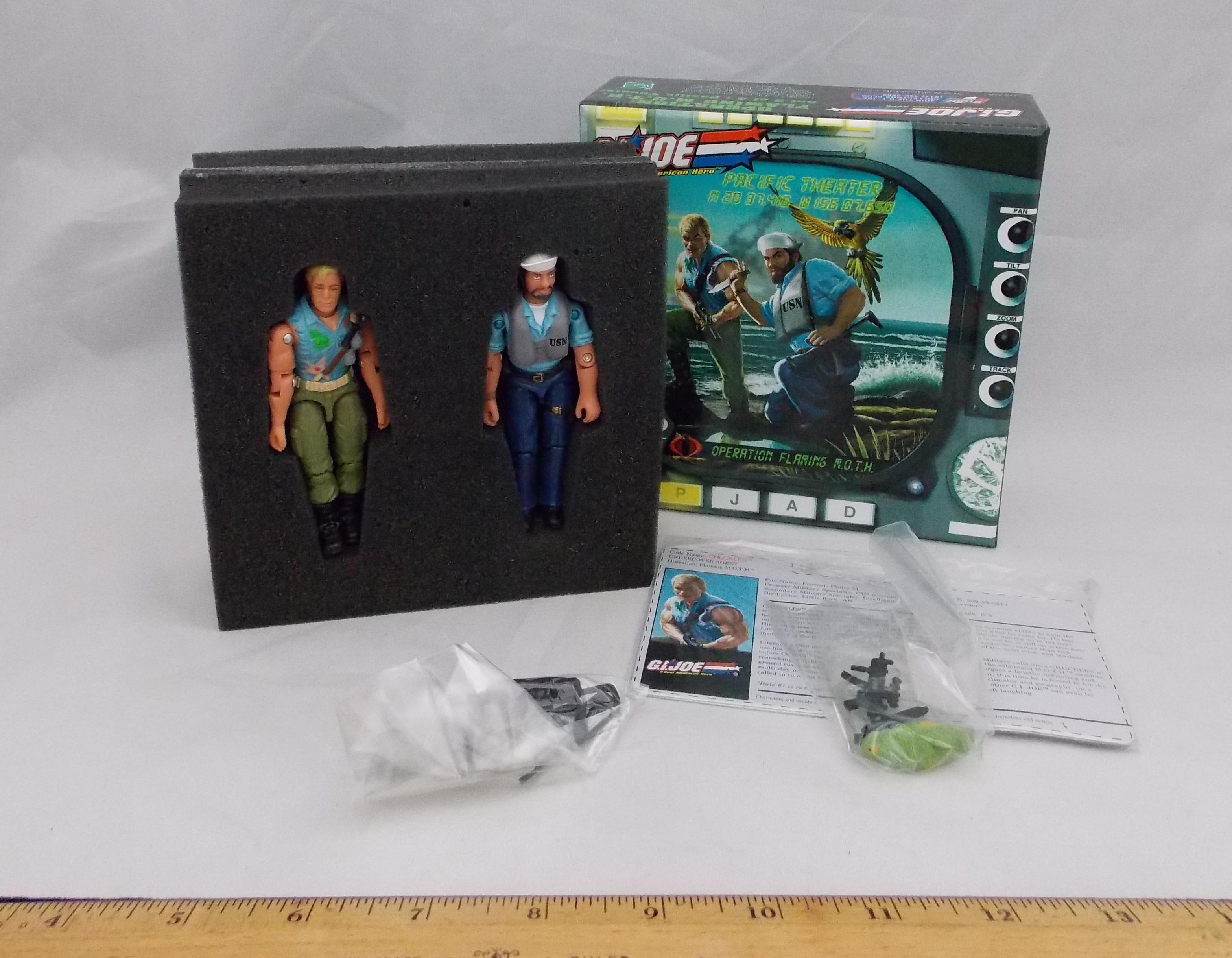 Pacific Theater G.I. Joe Collector's Club Flaming M.O.T.H. 2 Figure Set