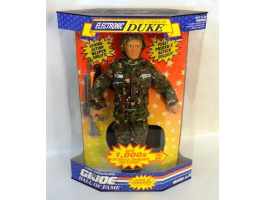 G.I. Joe Electronic Battle Command Duke Hall of Fame "Talking" 1/6 Scale Boxed Figure