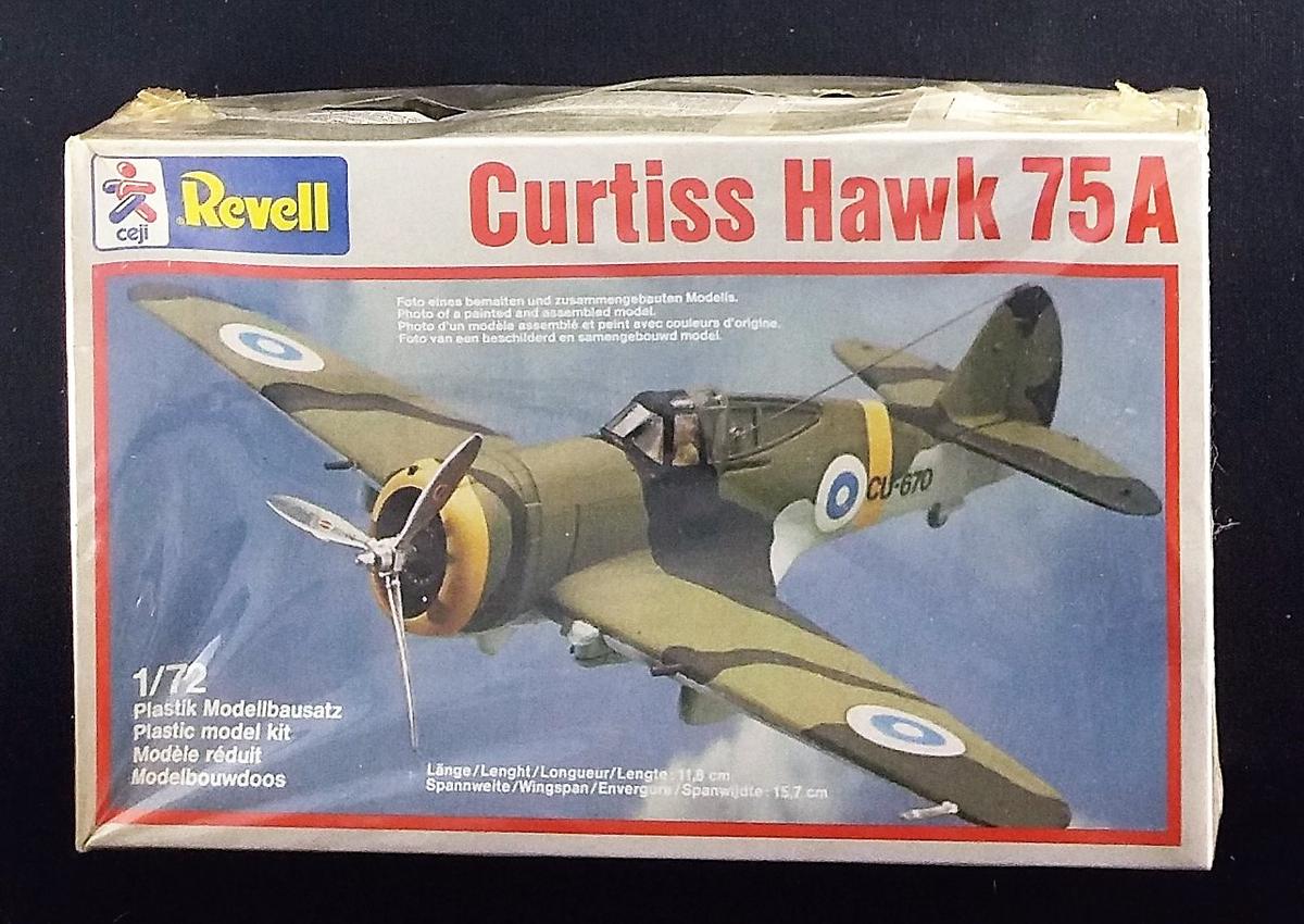 Revell 1/72 Curtiss Hawk 75A Military Jet Vehicle Model Kit