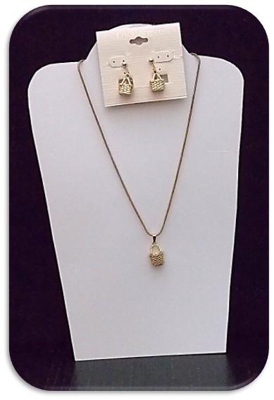 Longaberger Necklace & Earring set