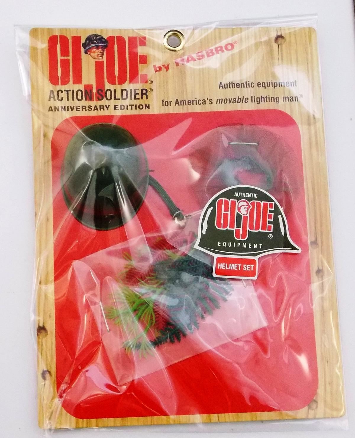 GI Joe 40th Anniversary Helmet Set Carded 1/6 Scale Action Figure Accessory Set