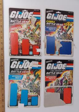 Lot of Vintage Partial GI Joe Card Backs