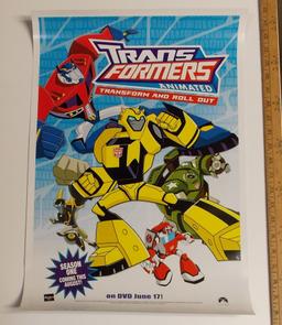 Transformers Animated "Transform and Roll Out" 2008 Botcon Convention Promo Poster