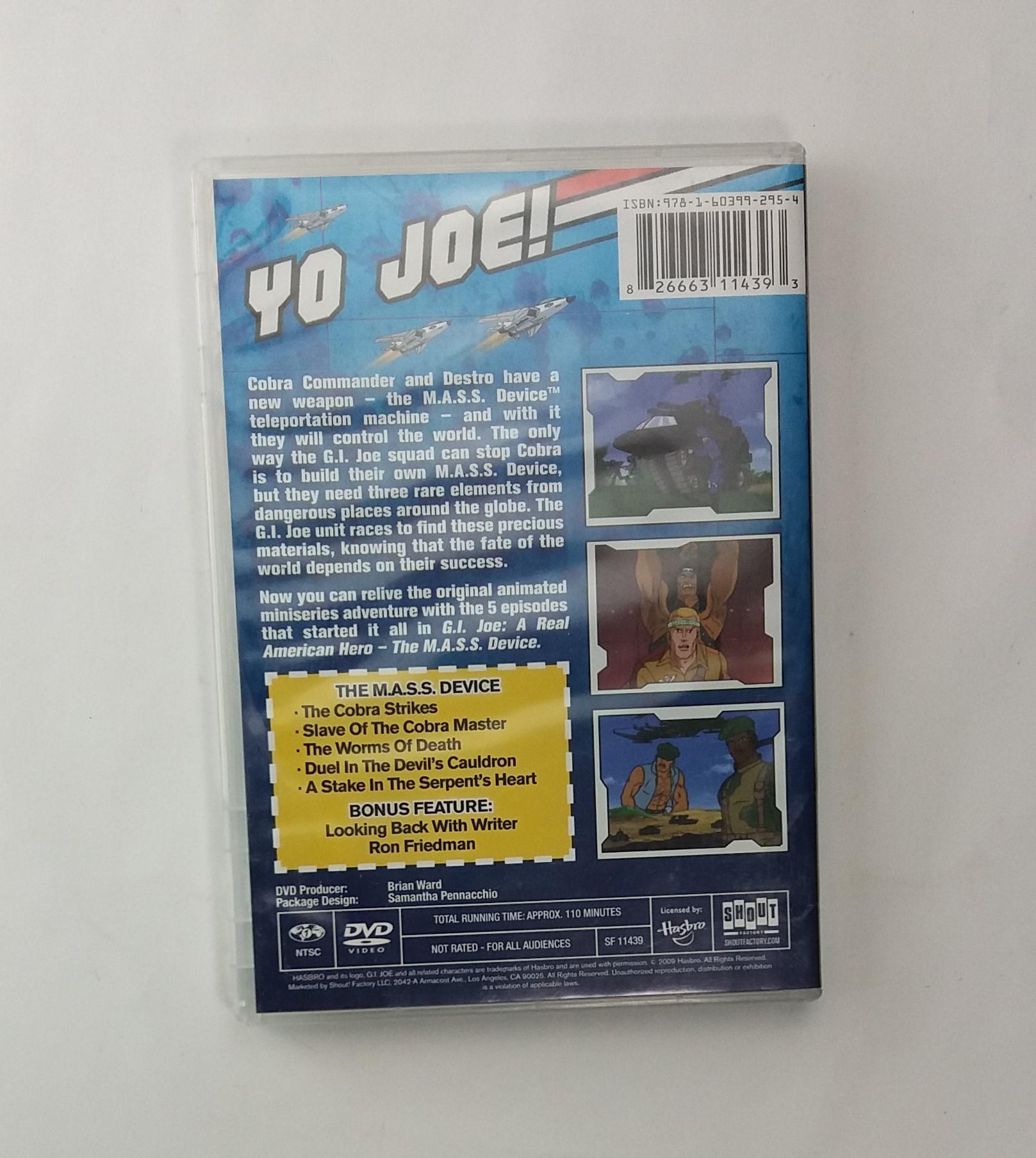 GI Joe "The M.A.S.S. Device" Cartoon DVD