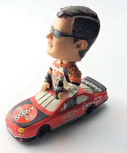 Coca-Cola Tony Stewart Ceramic Collectible Ceramic Bobble Head Nodder