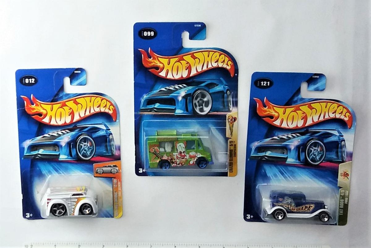 Collectible Hot Wheels 1/64 Scale Carded Diecast Car Grouping