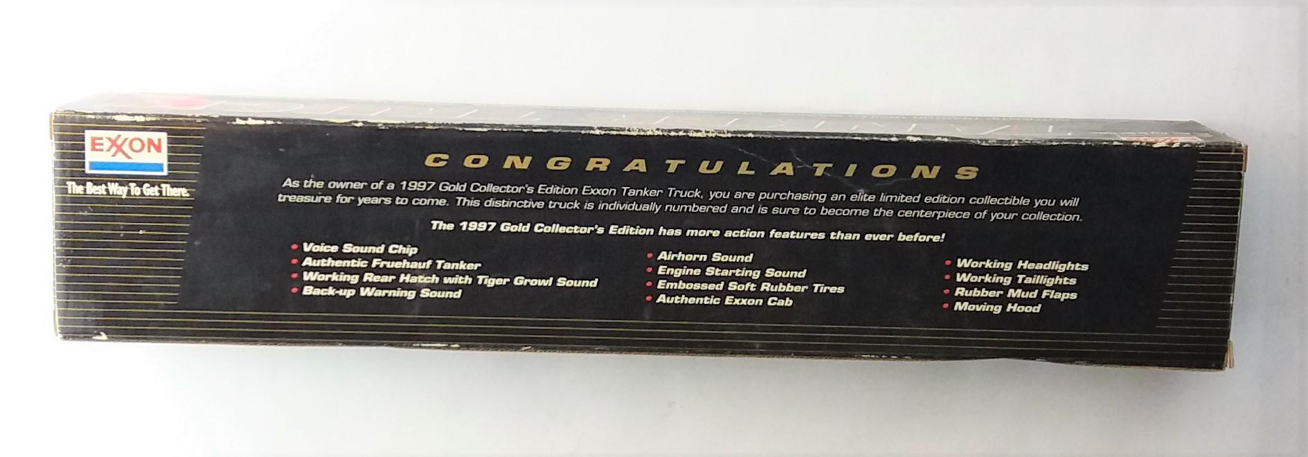 1997 Exxon Gold Collector's Edition Tranker Truck Collectible Truck