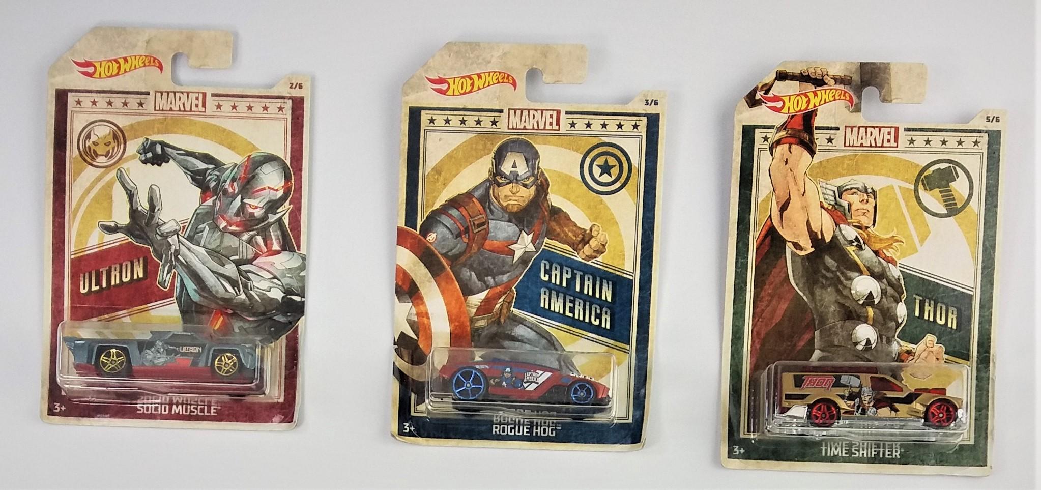 Hot Wheels Marvel Avengers Character Cars