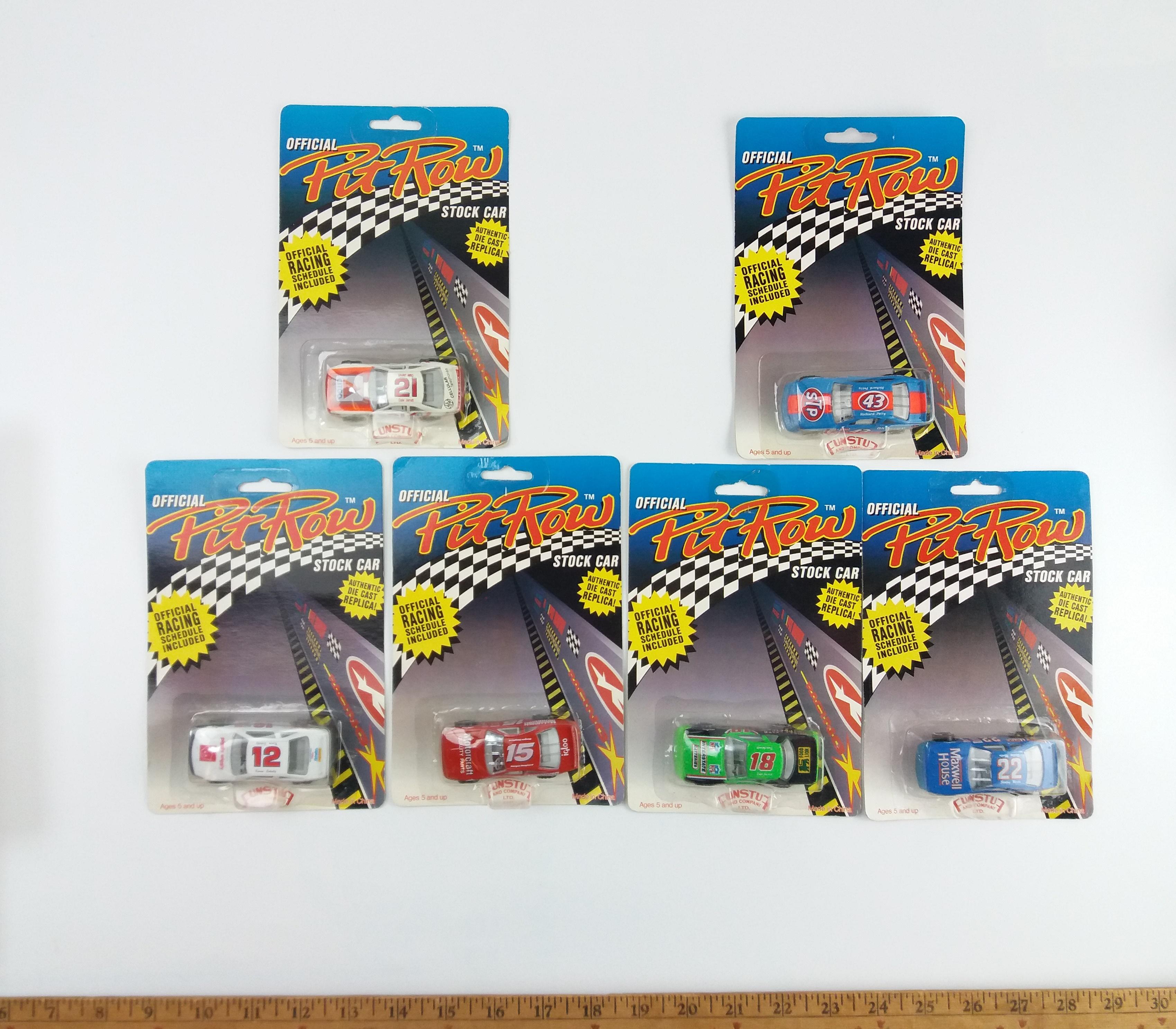 Official Pit Row Stock Car Diecast Car Grouping