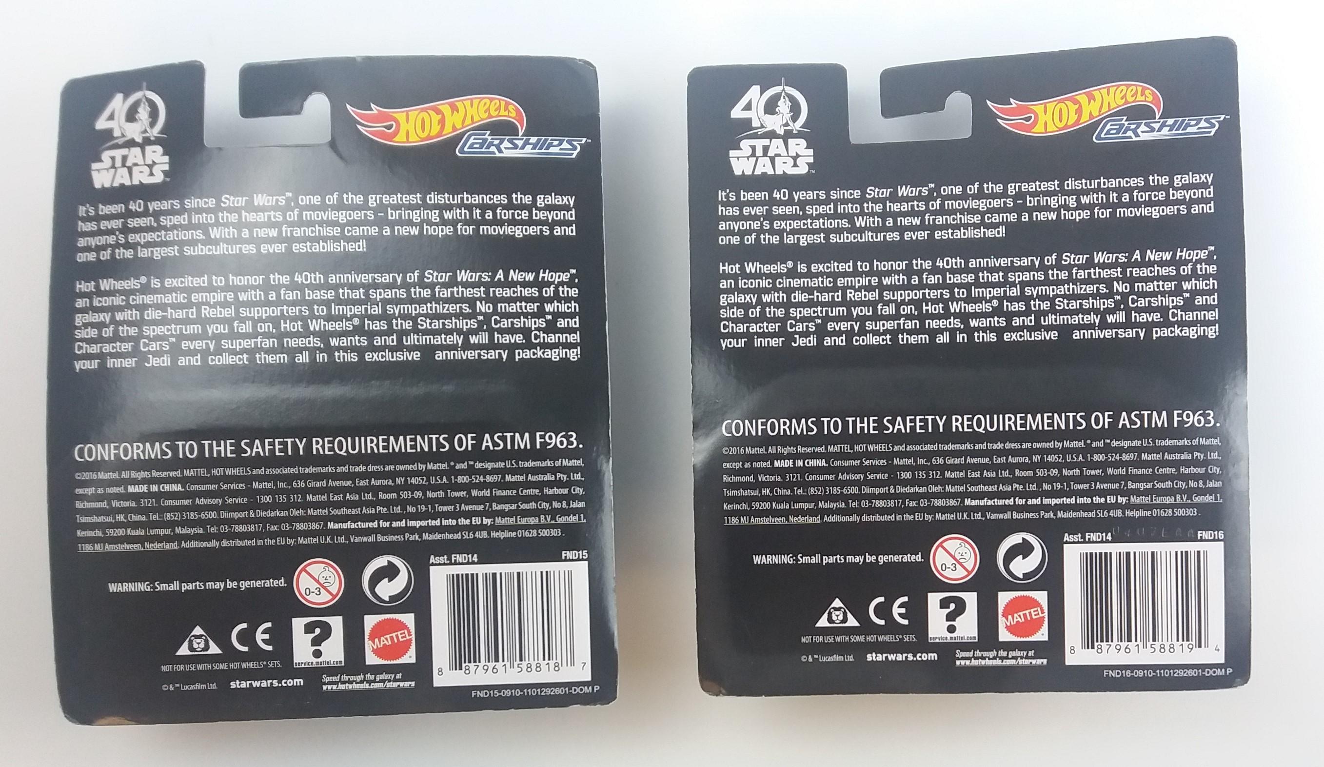 Millennium Falcon / X-Wing Hot Wheels Star Wars Carships Die Cast Collectible Vehicle