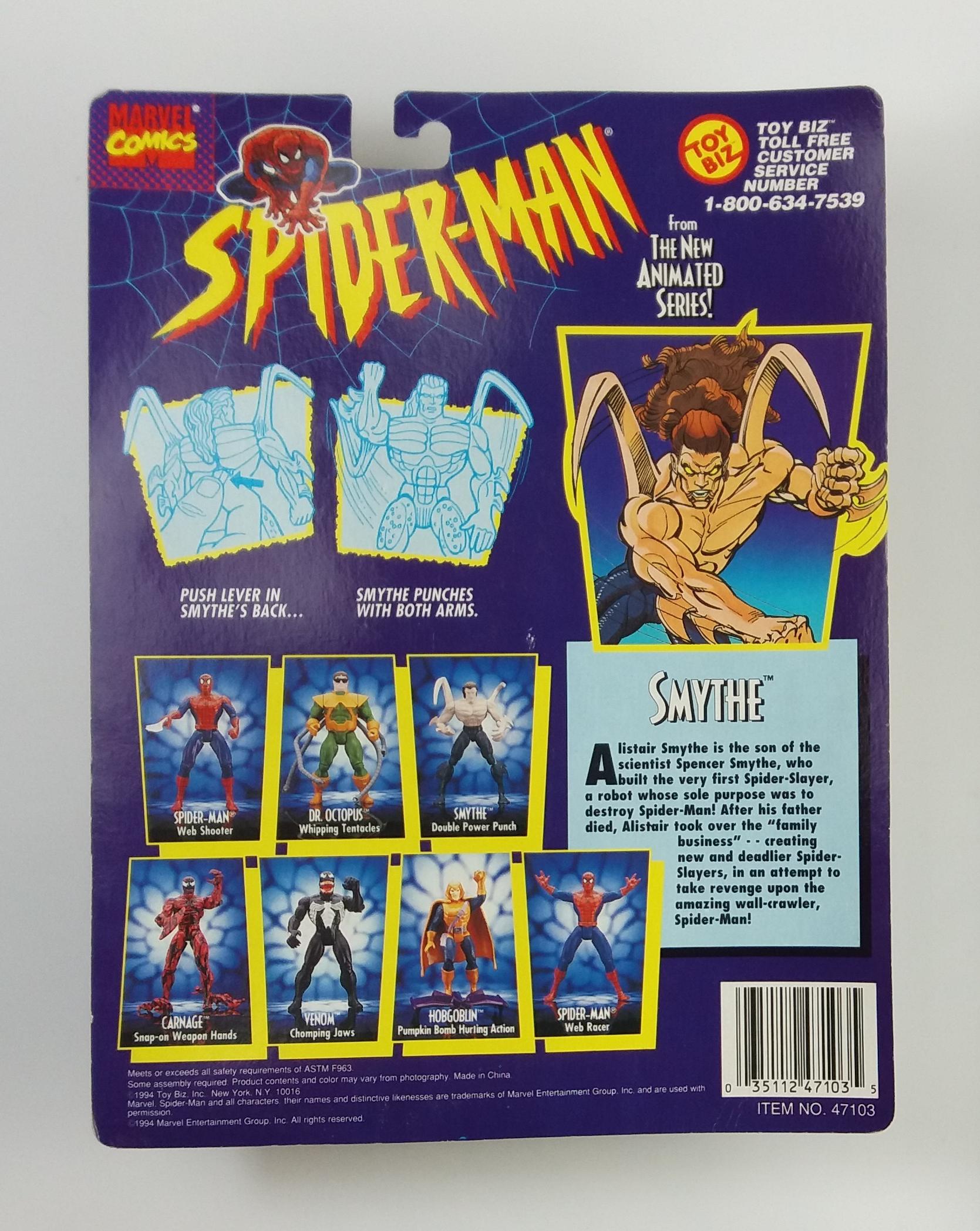 Marvel Spider-Man Smythe Vintage Toy Biz Action Figure Toy