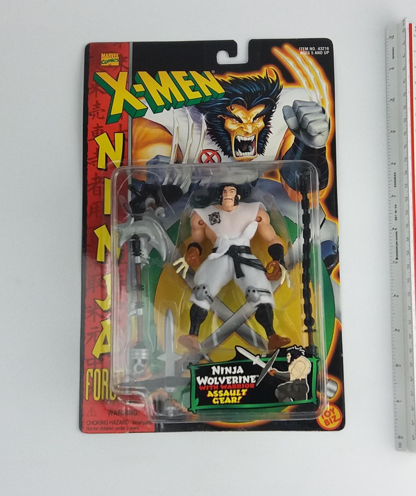 Ninja Wolverine Marvel X-Men Ninja Force Carded Toy Biz Action Figure