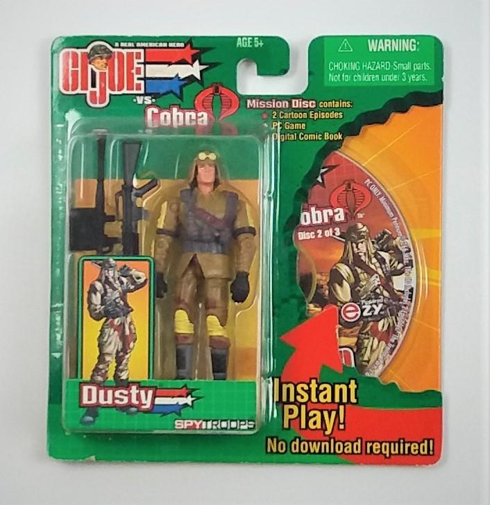 Dusty Spy Troops Mission Disc G.I. Joe Carded Figure & Game