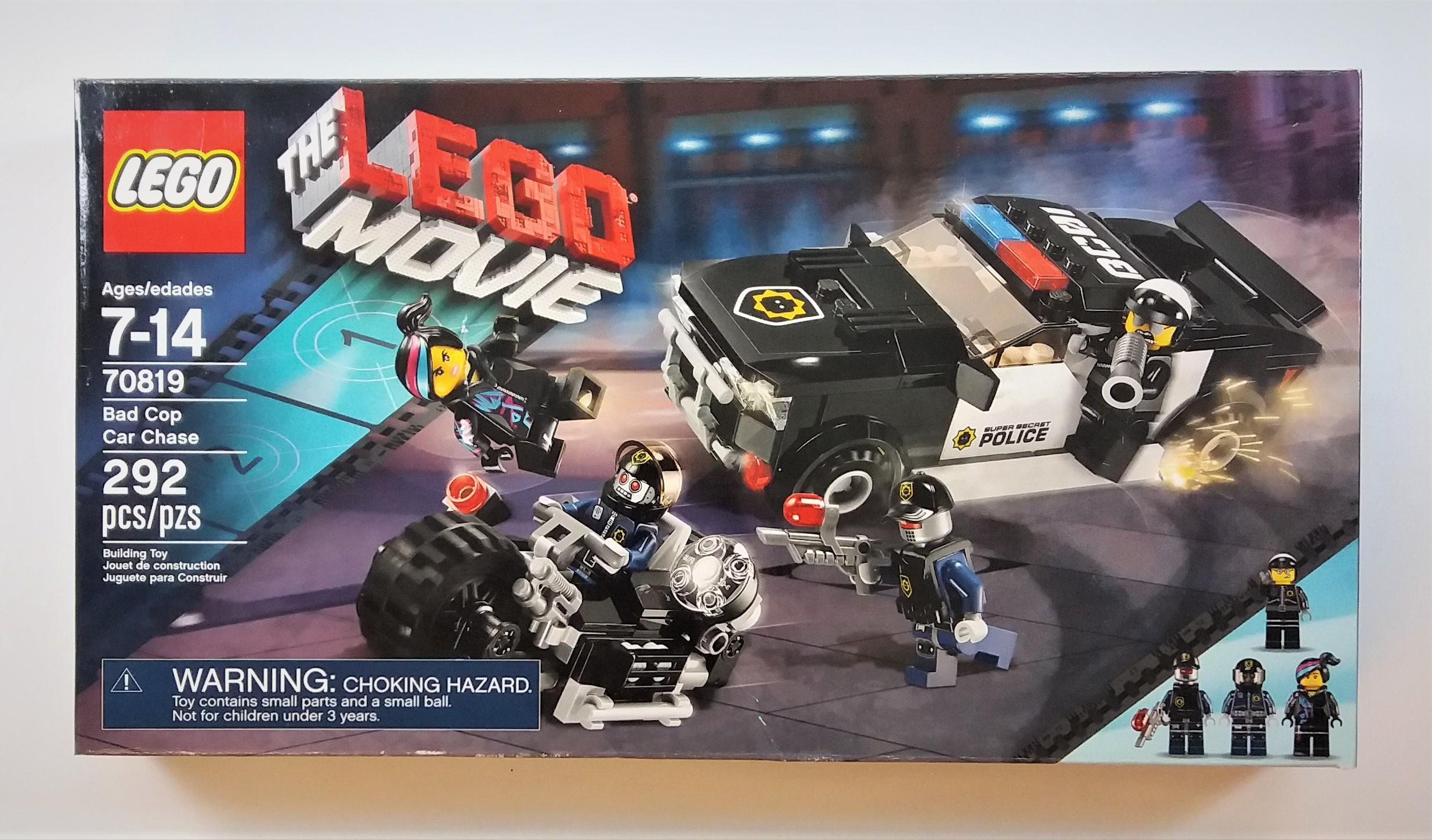 Lego 70819 Bad Cop Car Chase 292 Piece The Lego Movie Building Block Set