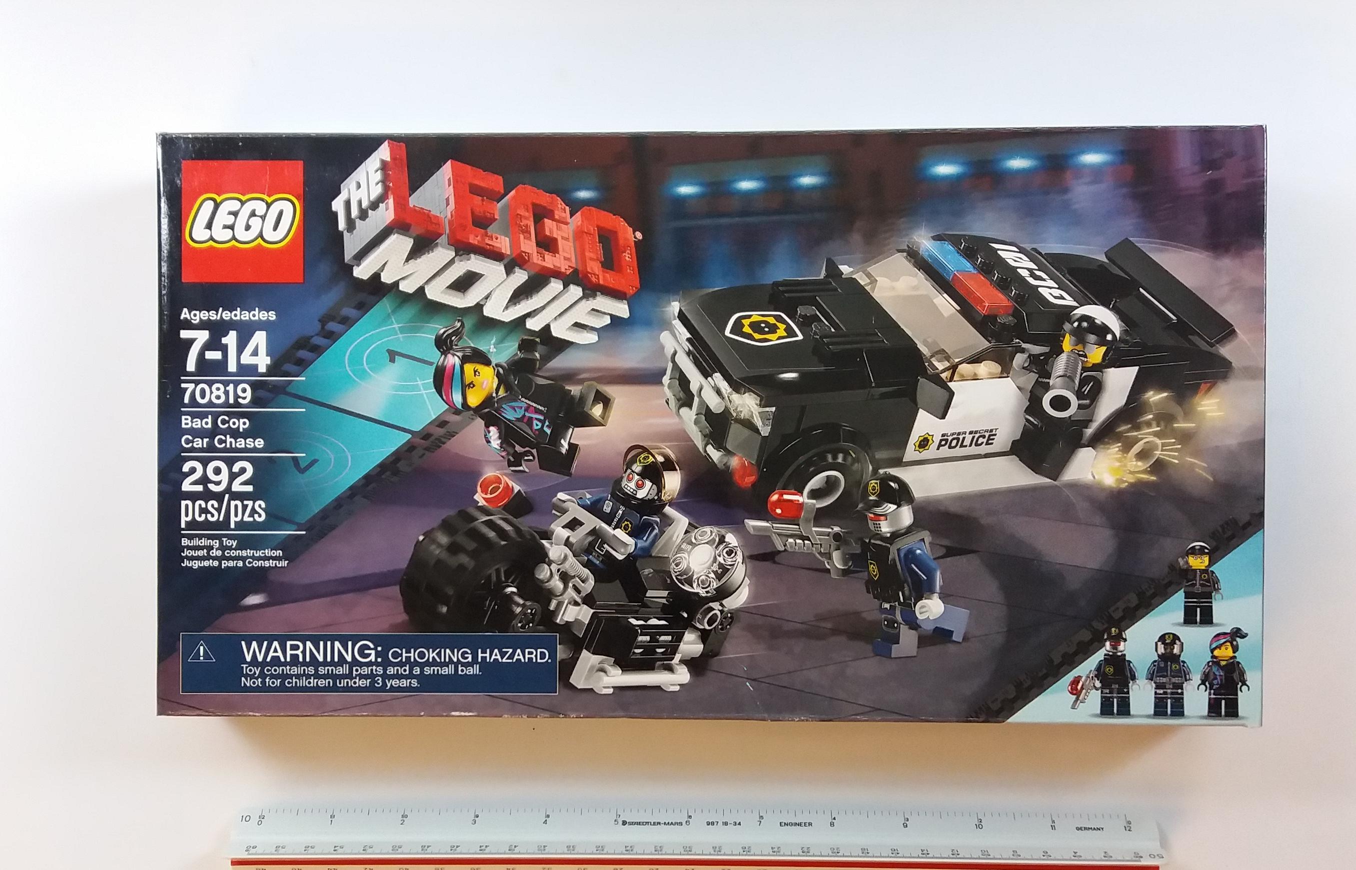 Lego 70819 Bad Cop Car Chase 292 Piece The Lego Movie Building Block Set