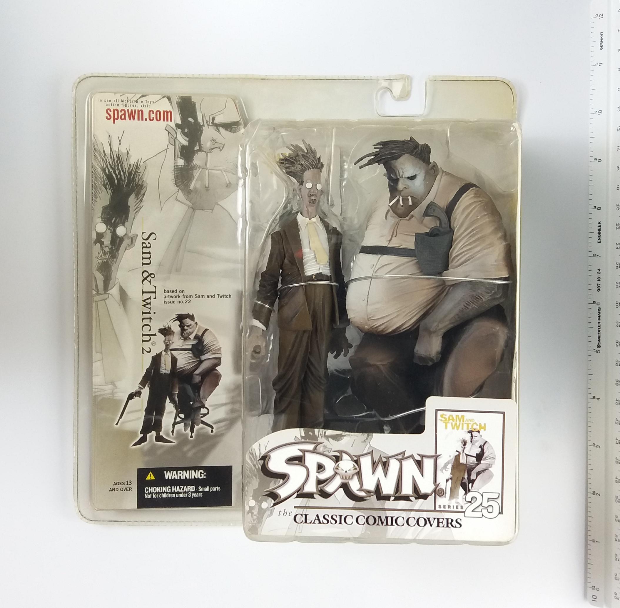 Spawn Classic Comic Covers Sam & Twitch McFarlane Toys Deluxe Edition Ultra Action Figure