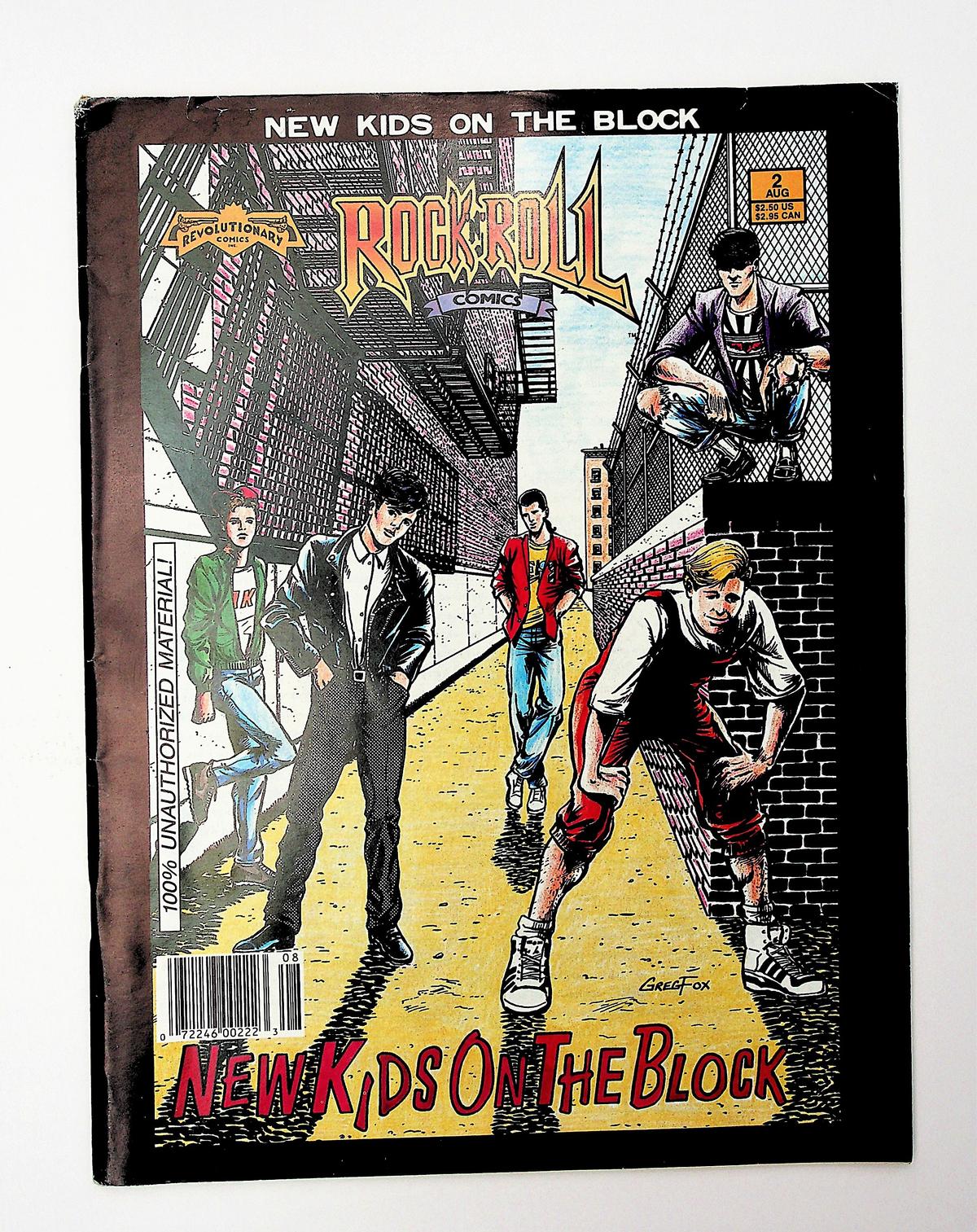 New Kids on the Block 1990 Oversize Comic Book