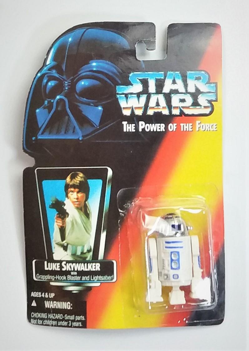 R2-D2 Bootleg Star Wars Action Figure on Farmboy Luke POTF Card