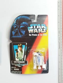 R2-D2 Bootleg Star Wars Action Figure on Farmboy Luke POTF Card