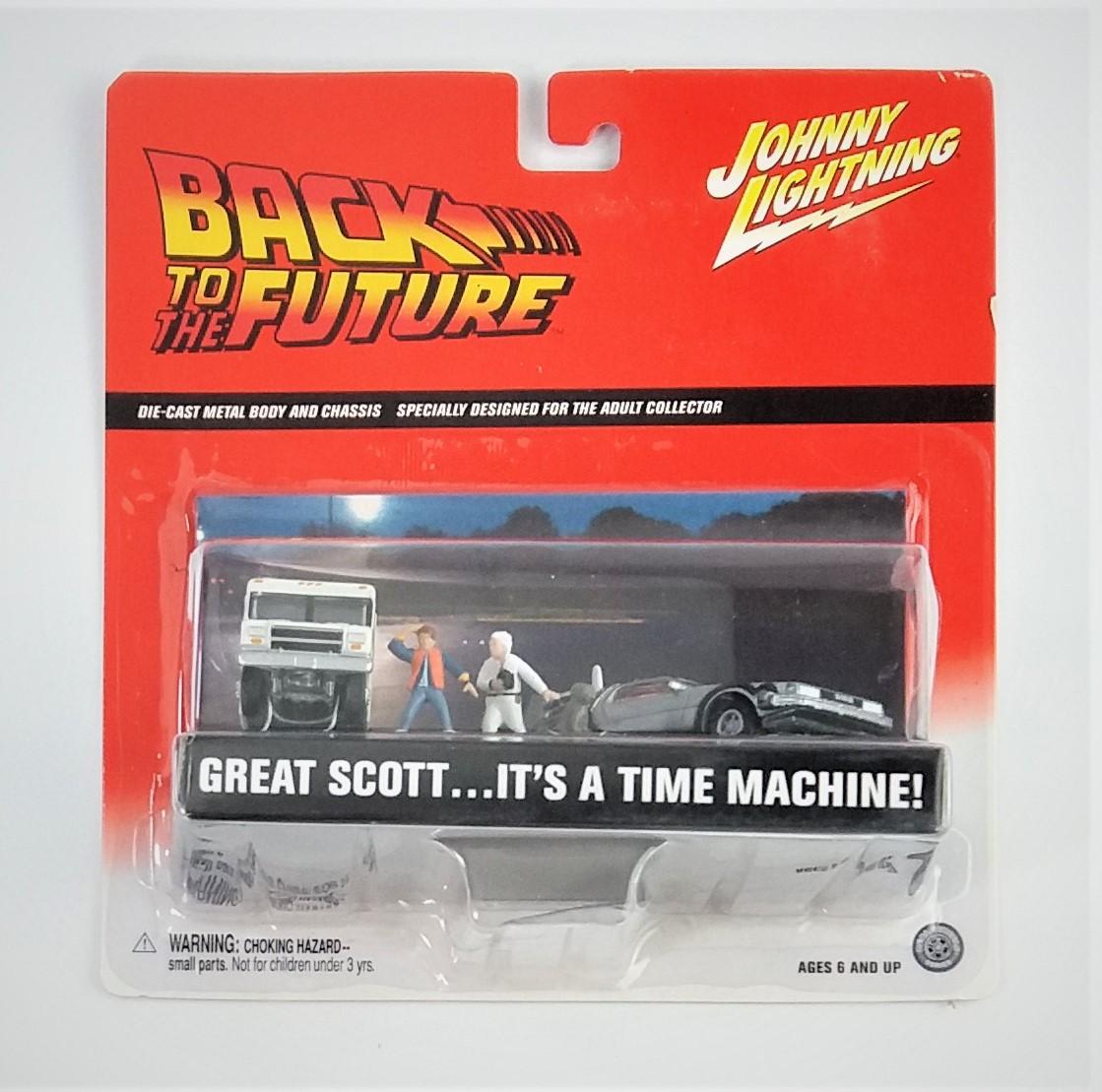 Johnny Lightning Back to the Future Delorean & Van Diecast Car Set