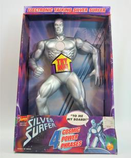 Electronc Talking Silver Surfer 16" Toy Biz Action Figure