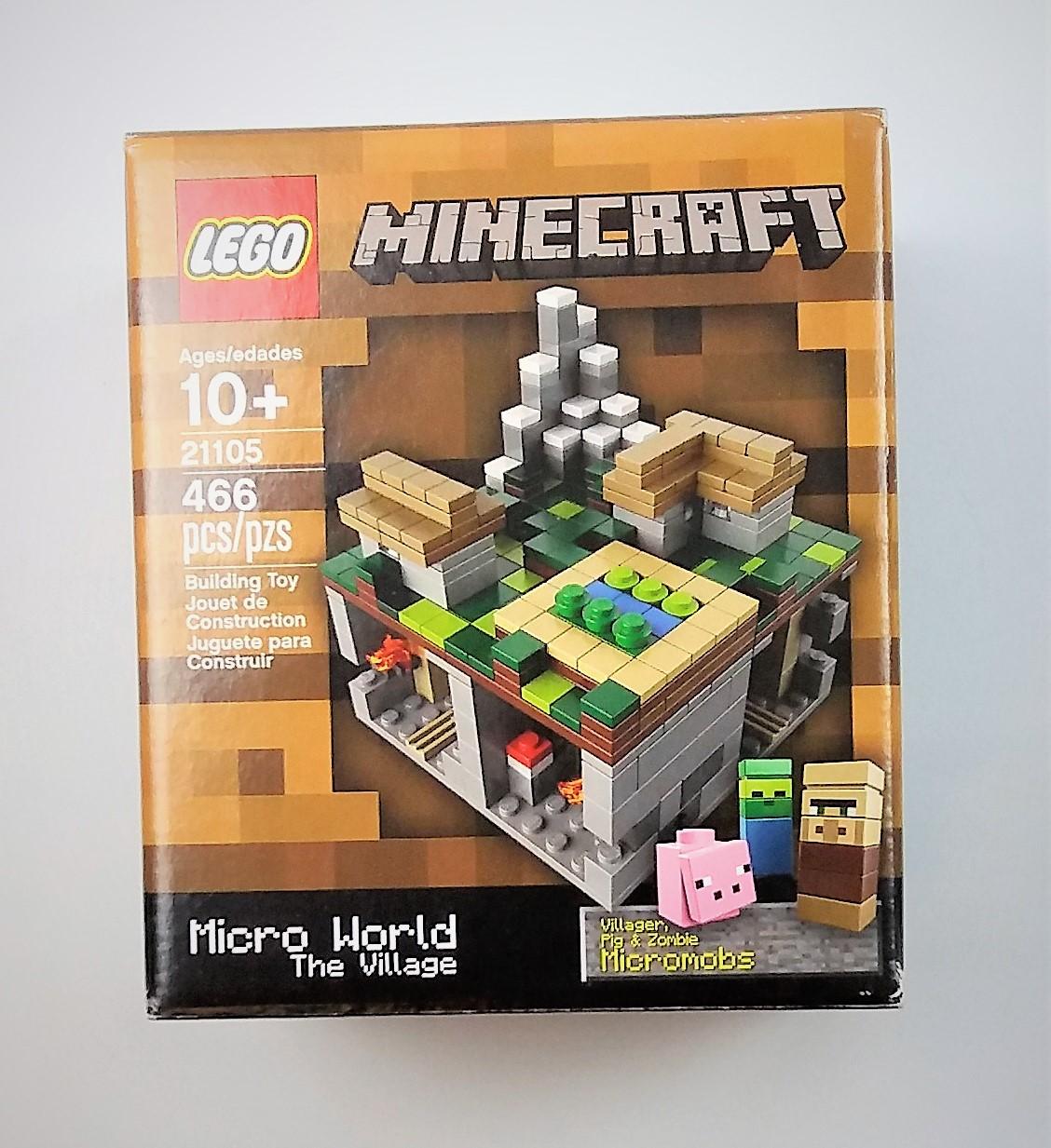 Lego 21105 MineCraft Micro World The Village 466 Piece Building Block Set