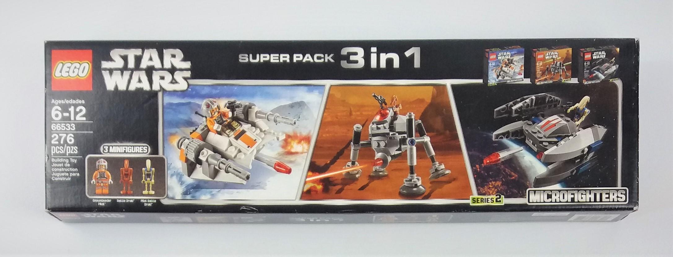 Star Wars Lego 66533 Super Pack 3 In 1 276 Piece Building Block Set