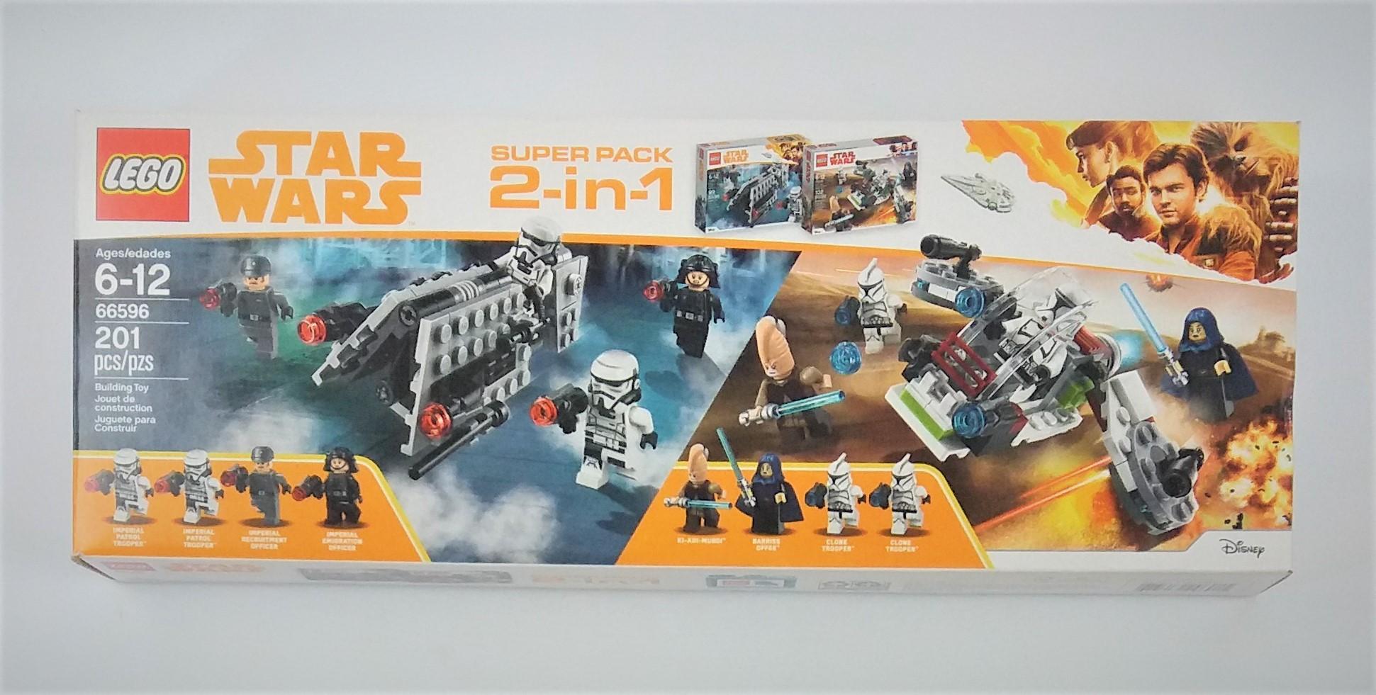 Star Wars Lego 66596 Super Pack 2  In 1 201 Piece Building Block Set