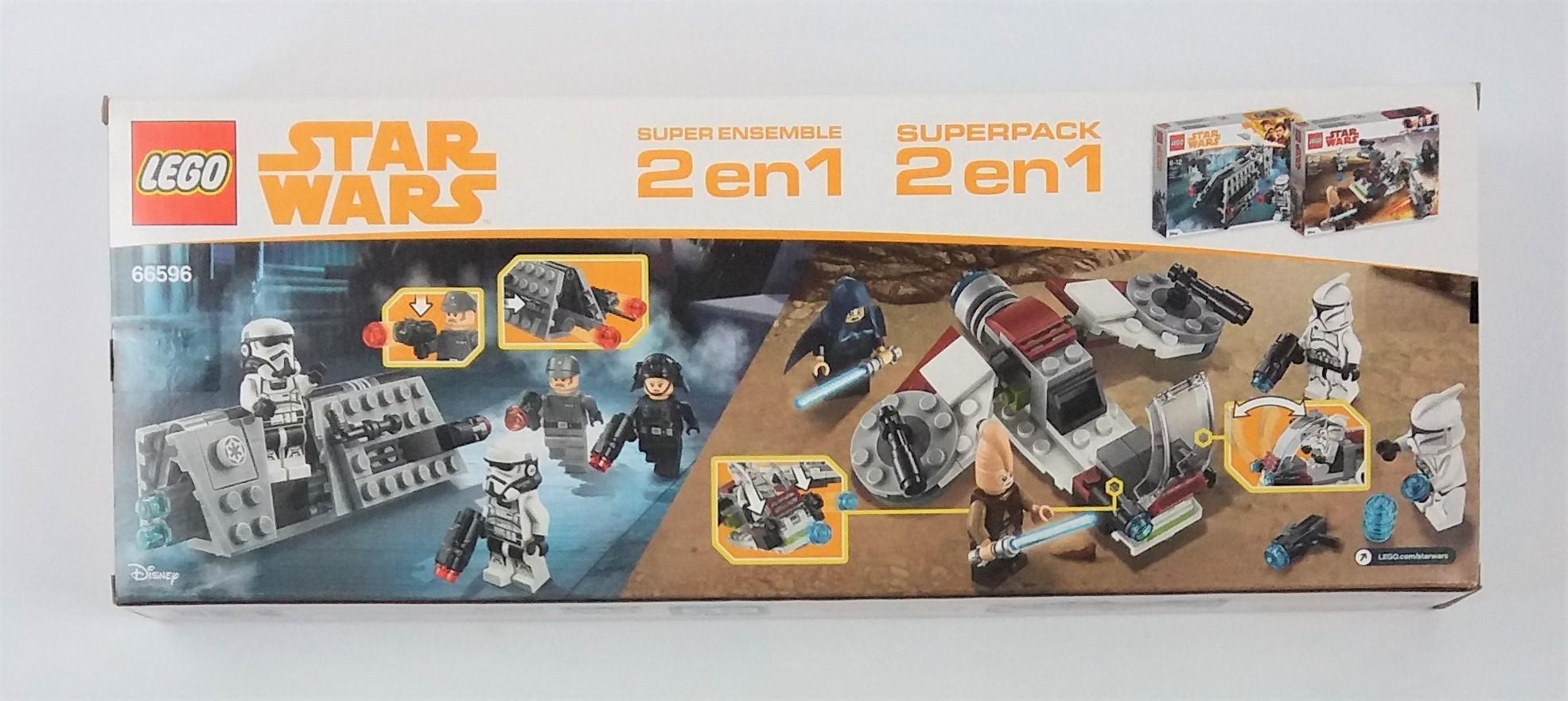 Star Wars Lego 66596 Super Pack 2  In 1 201 Piece Building Block Set