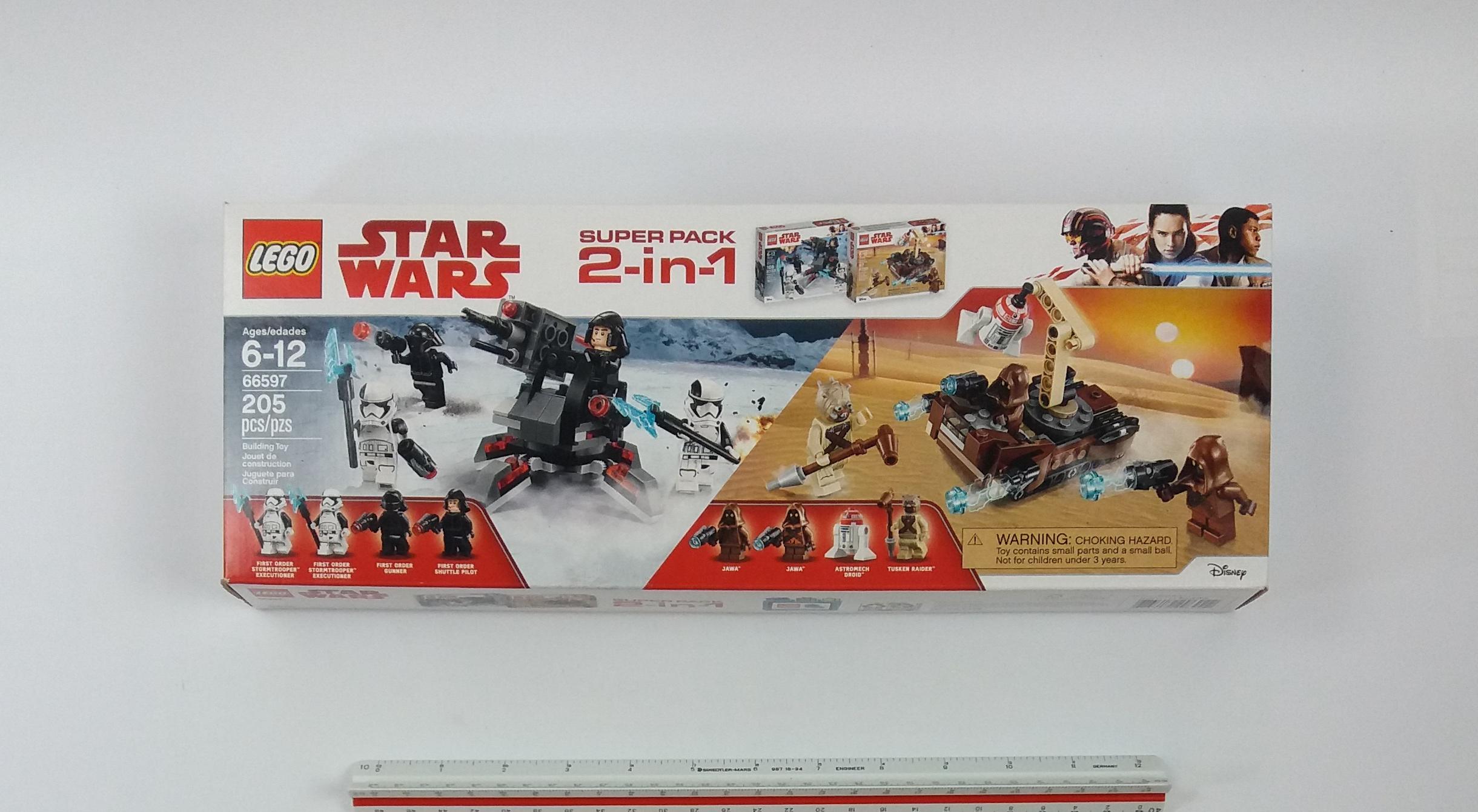 Star Wars Lego 66597 Super Pack 2  In 1 205 Piece Building Block Set