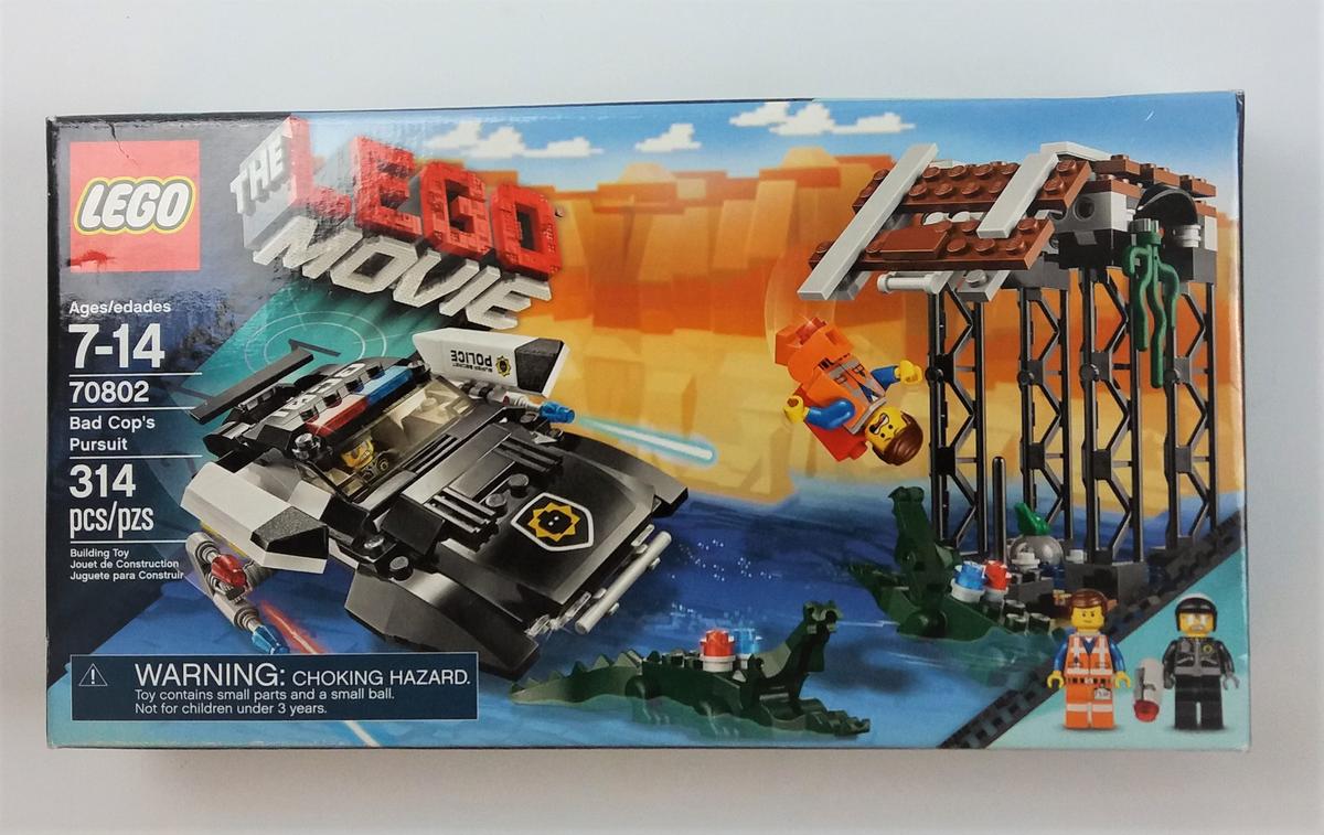 Lego 70802 Bad Cop's Pursuit 314 Piece The Lego Movie Building Block Set