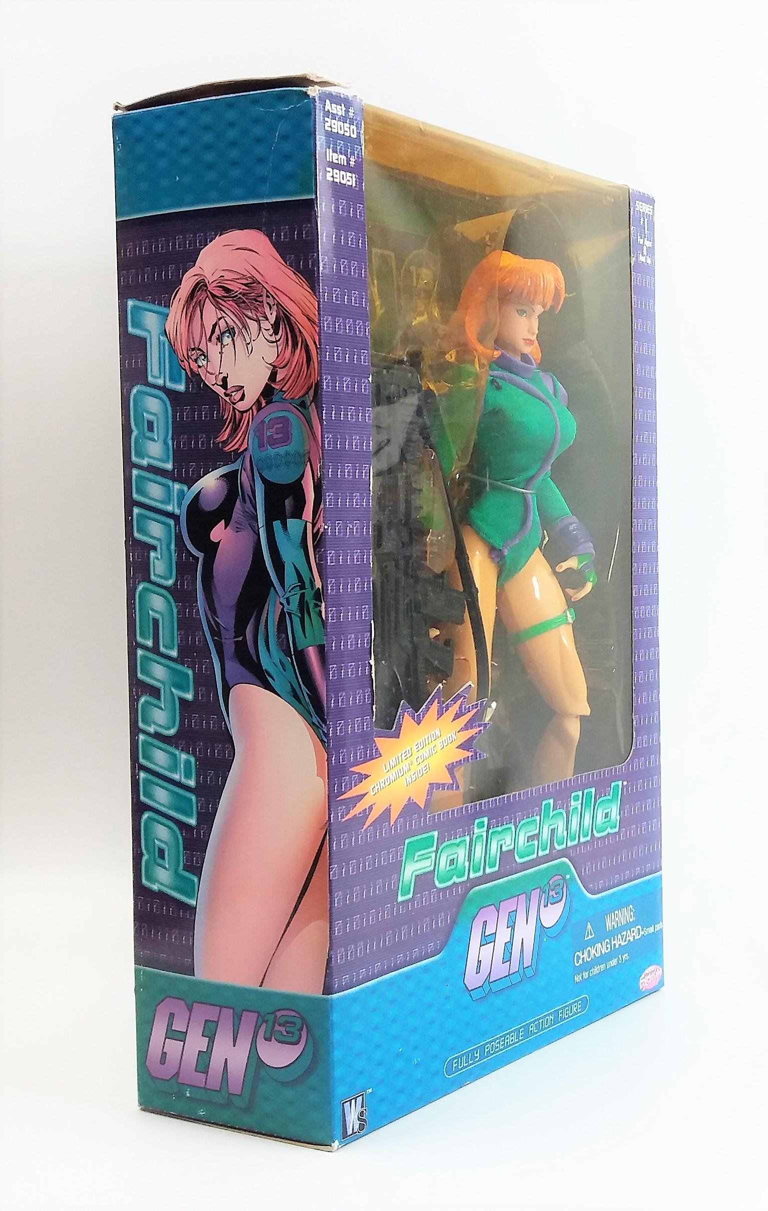 Gen13 Fairchild Previews Exclusive Action Figure w/ Special Edition Chromium Cover Comic