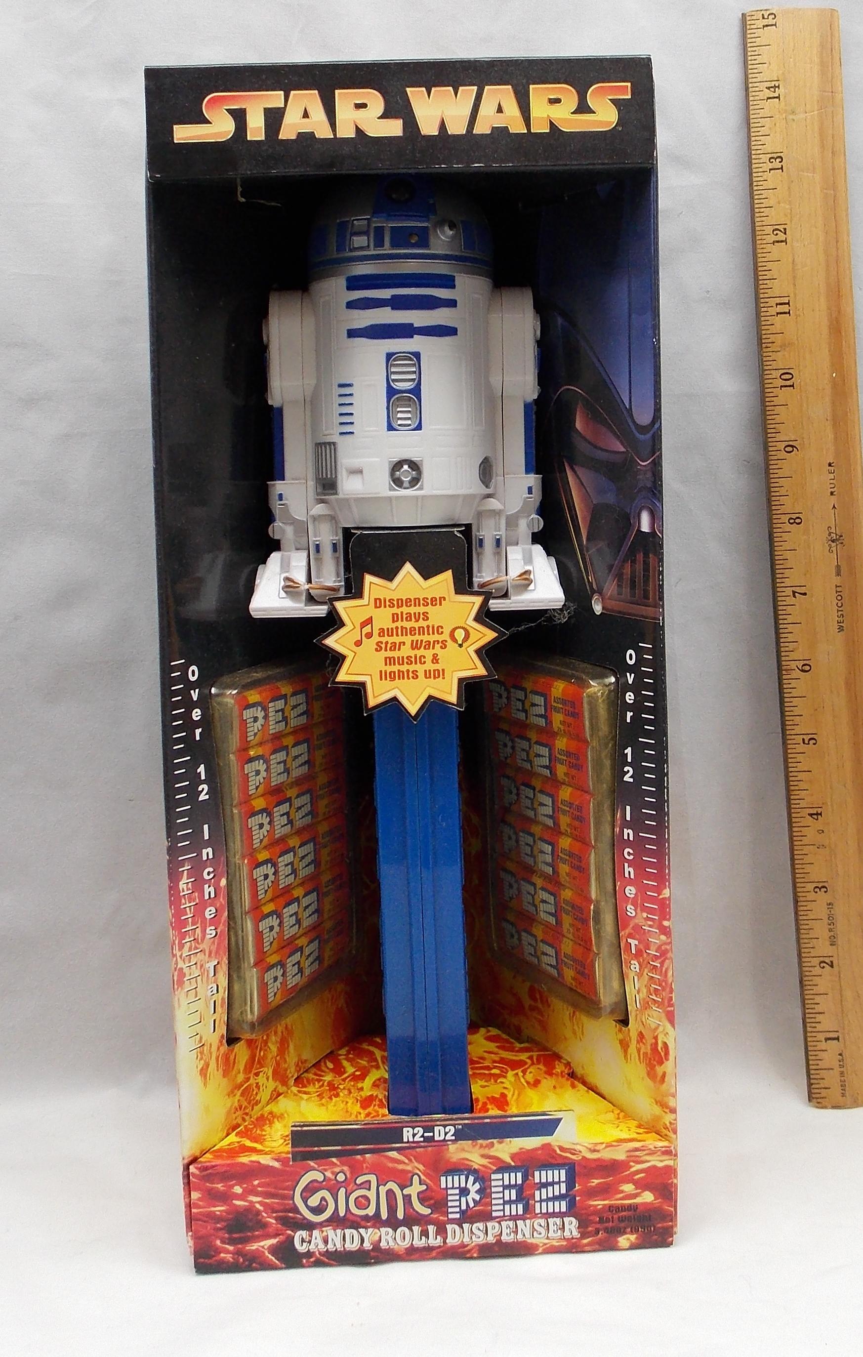 Star Wars R2-D2 Electronic Giant Pez Diespenser