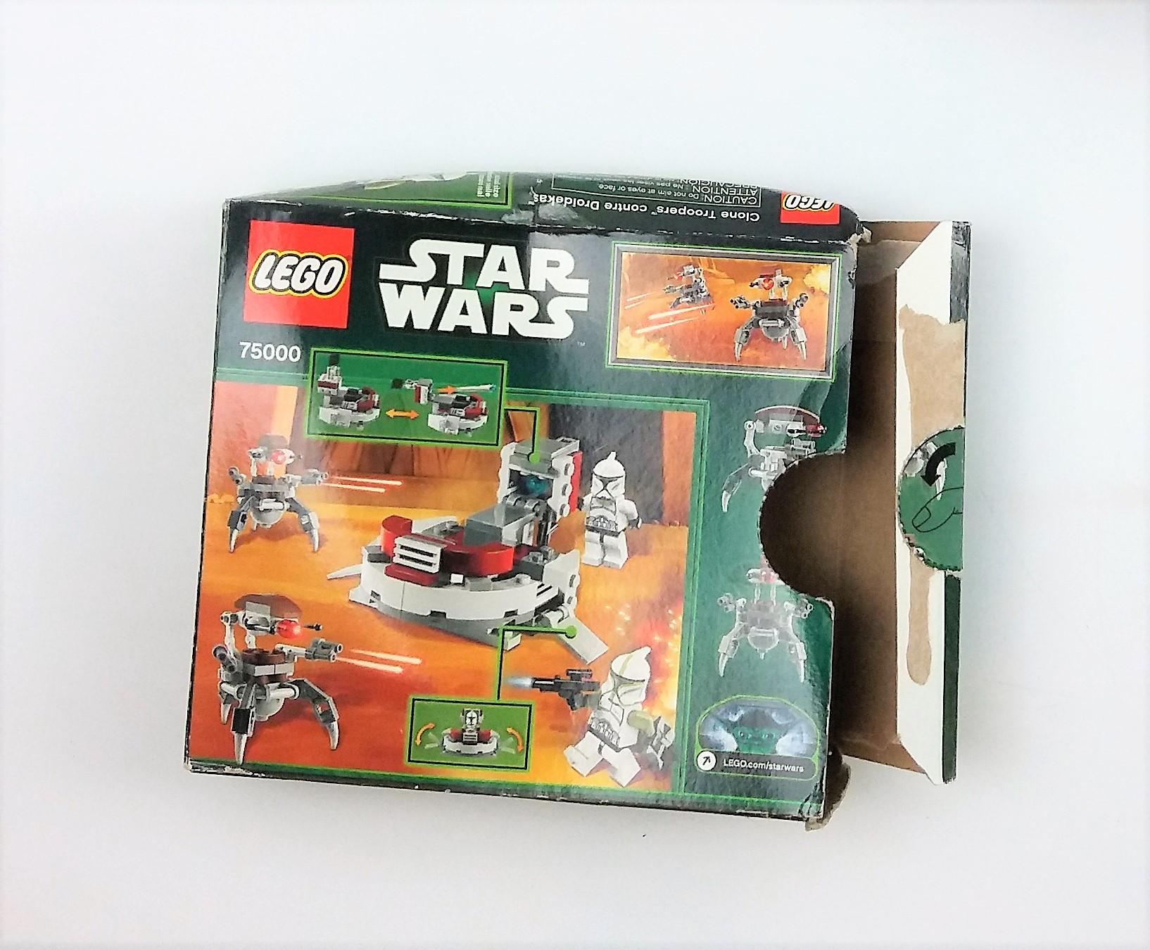 Star Wars Lego 75000 Clone Troopers Vs Droidekas BOX ONLY