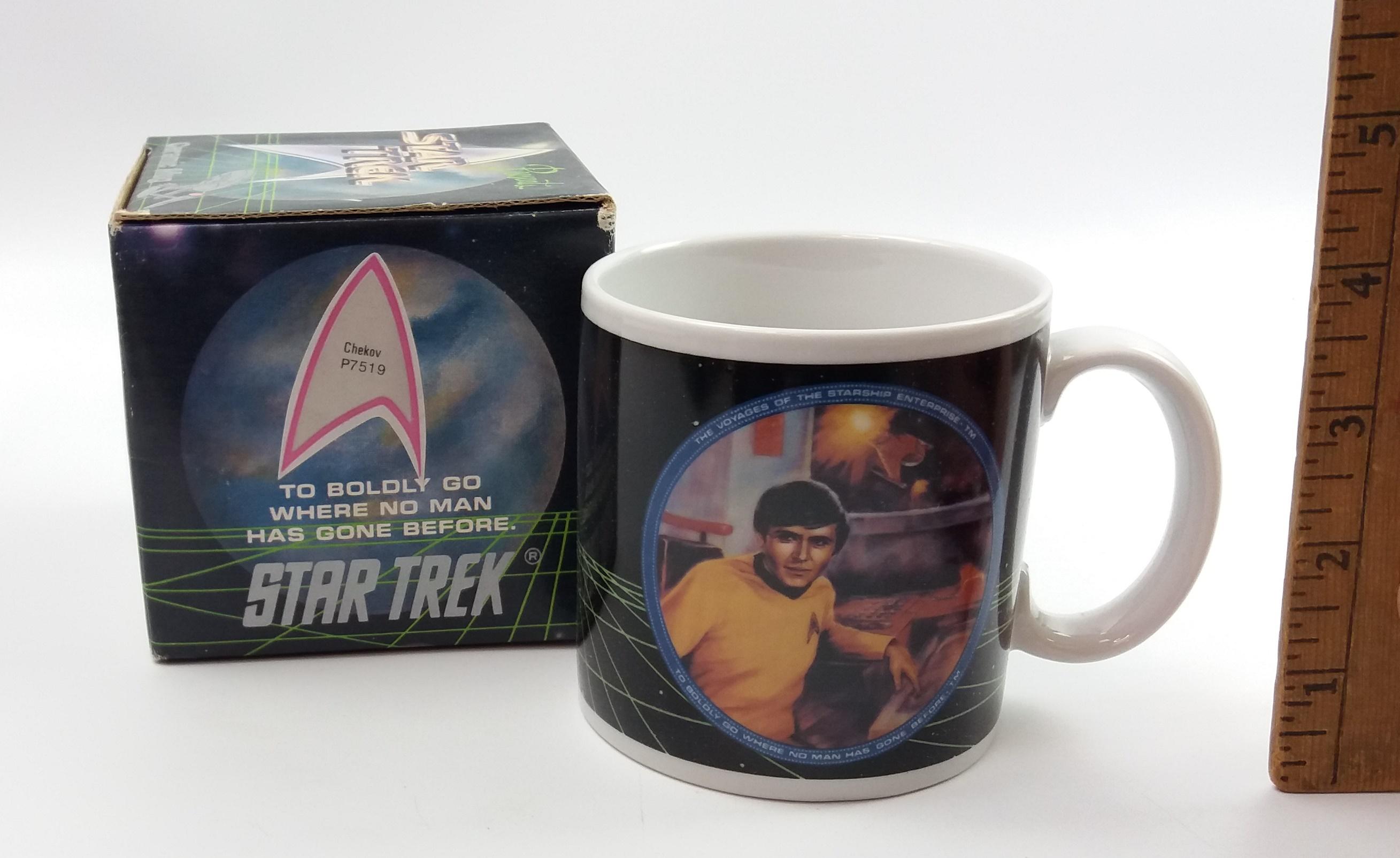 1991 Star Trek Chekov Ceramic Mug - Hamilton Gifts Presents in Original Box