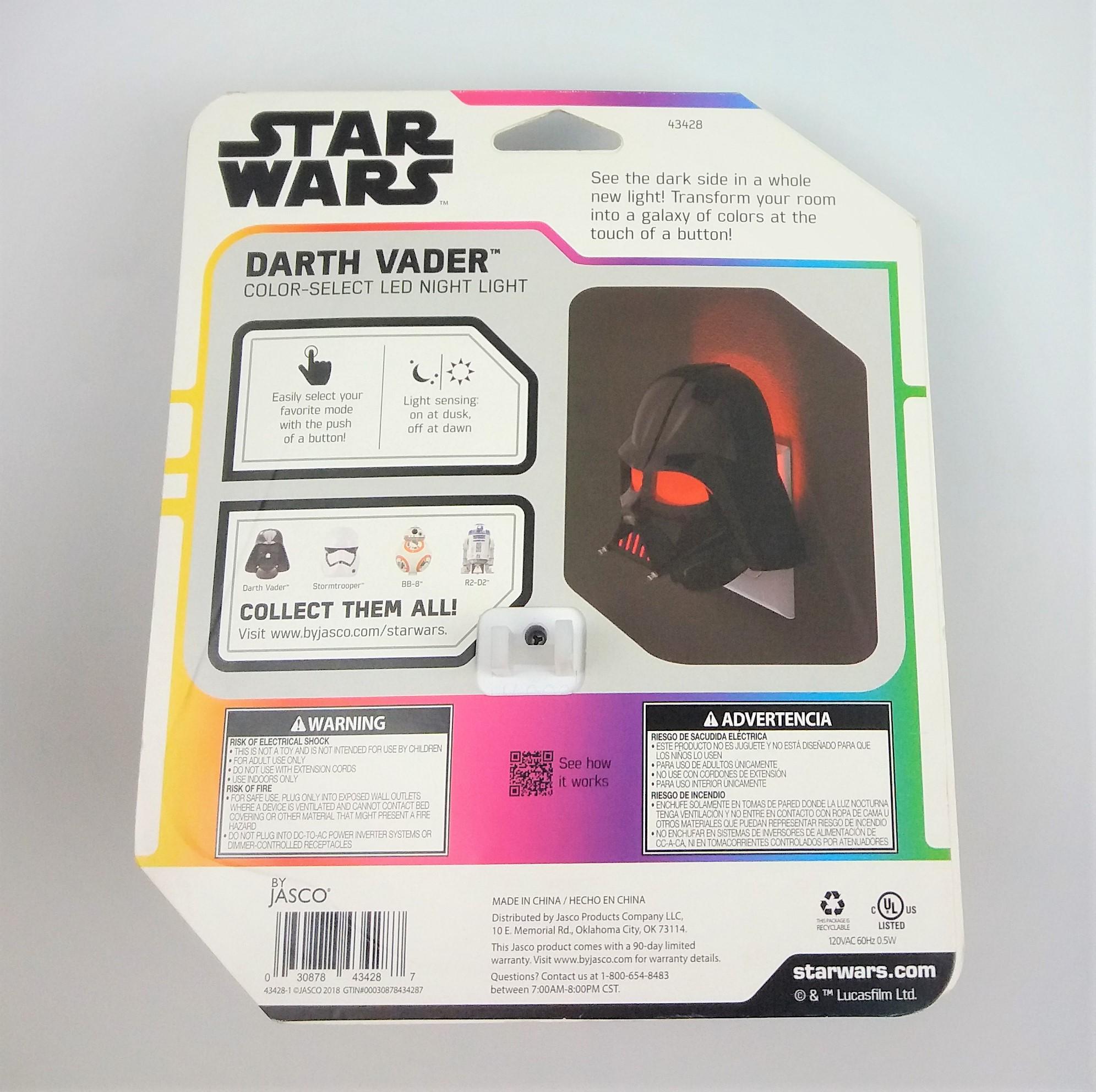 Star Wars Darth Vader Color-Select LED Night Light